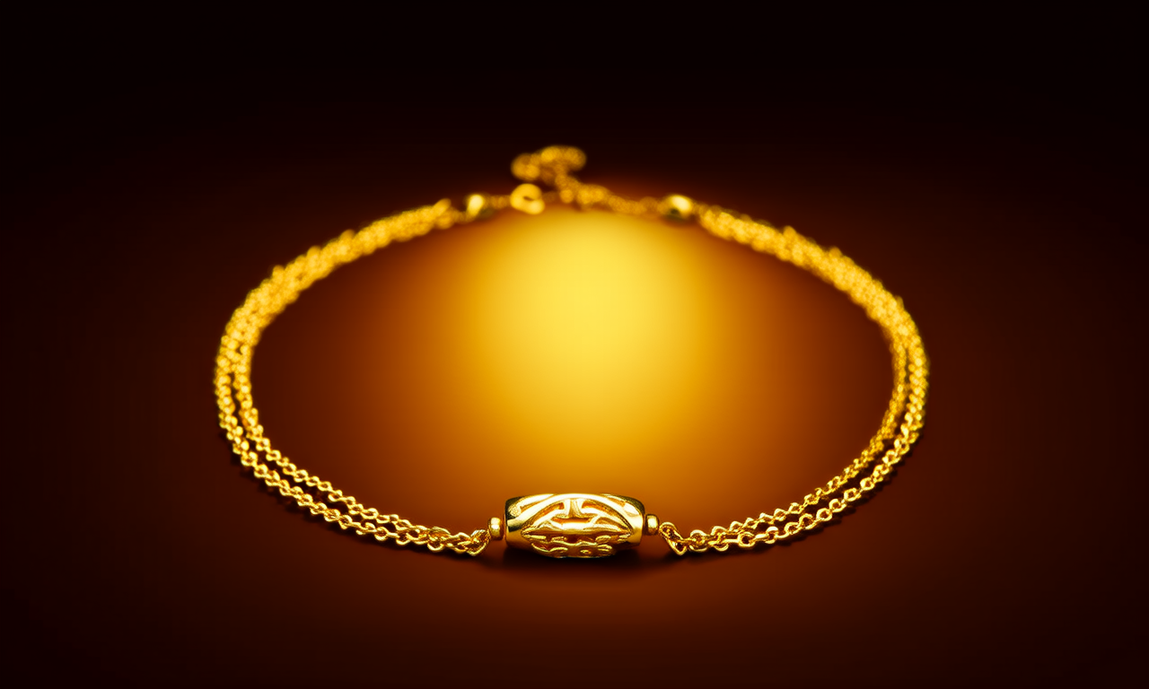 光珠黄金项链图片 光珠黄金项链图片