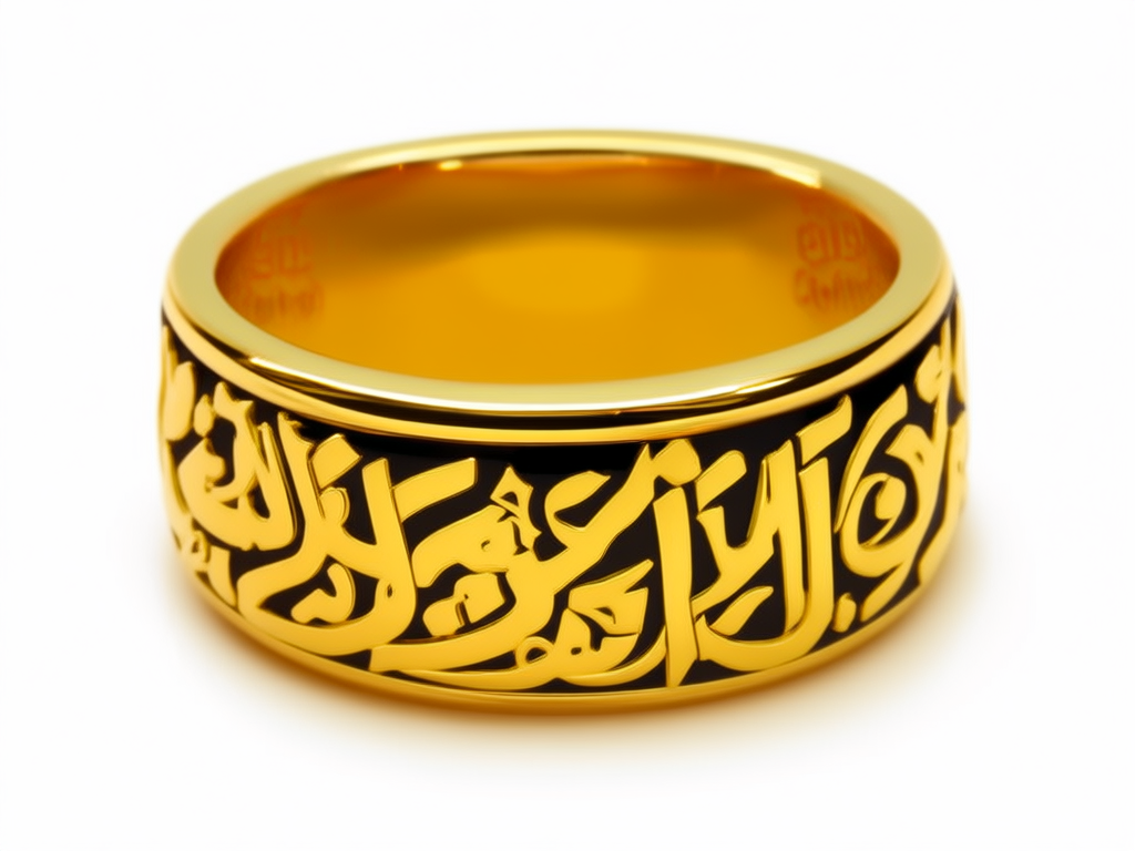 迪拜黄金戒指图片