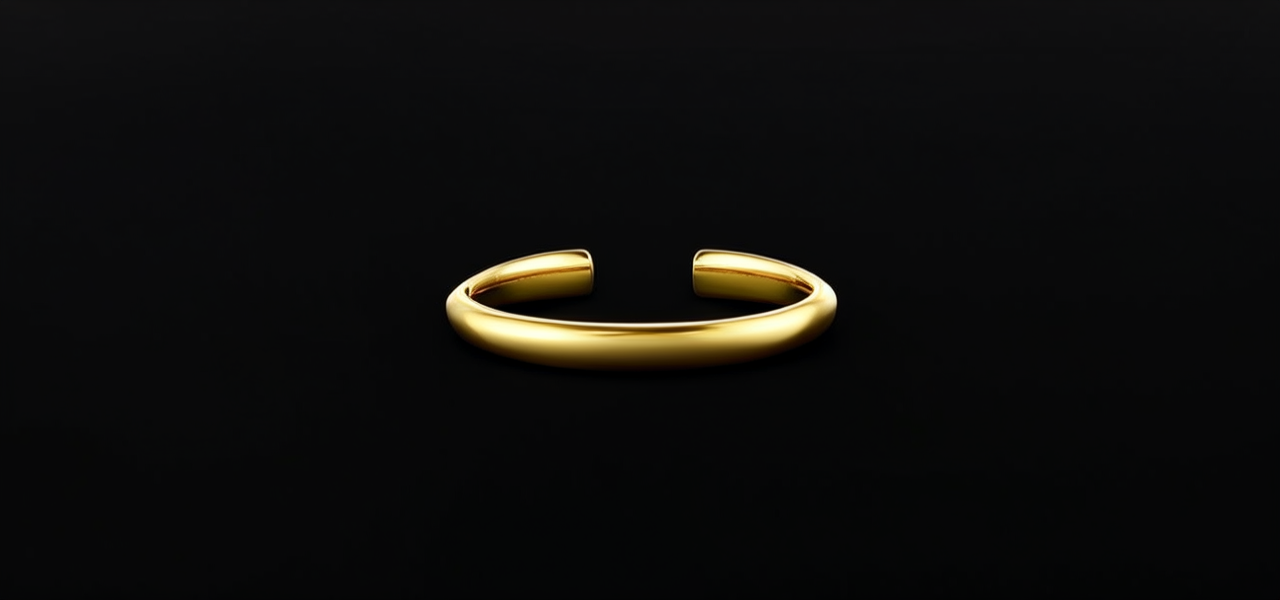 黄金手镯样式图片