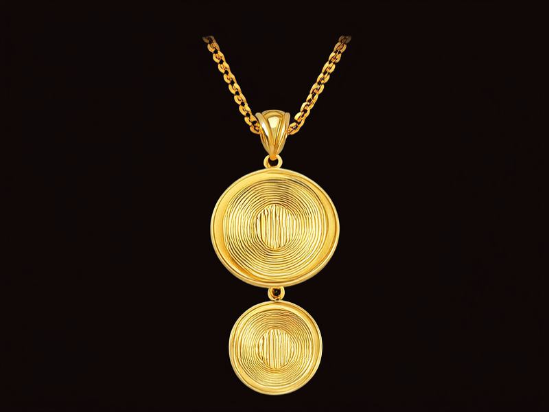 老款金项链的图片