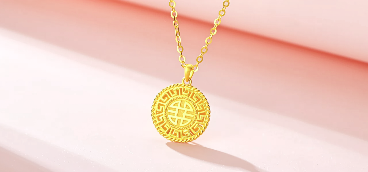 250克黄金项链图片